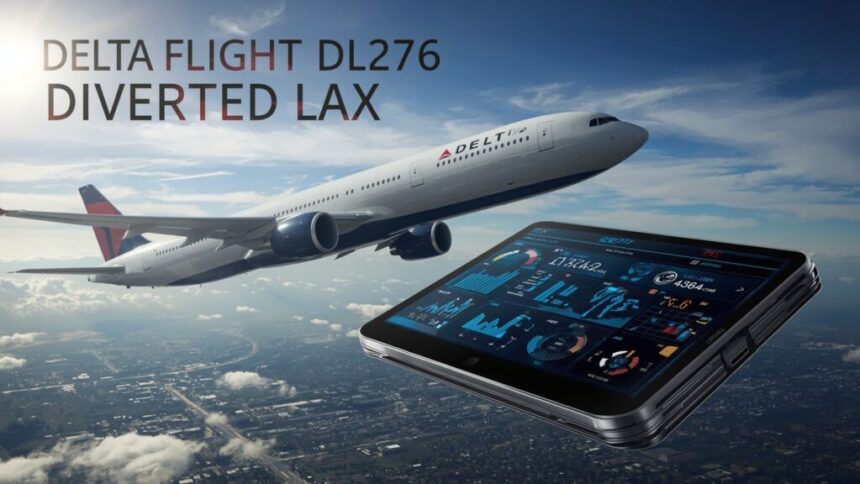 delta flight dl275 diverted lax