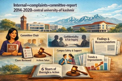 internal+complaints+committee+report+2014-2020+central+university+of+kashmir