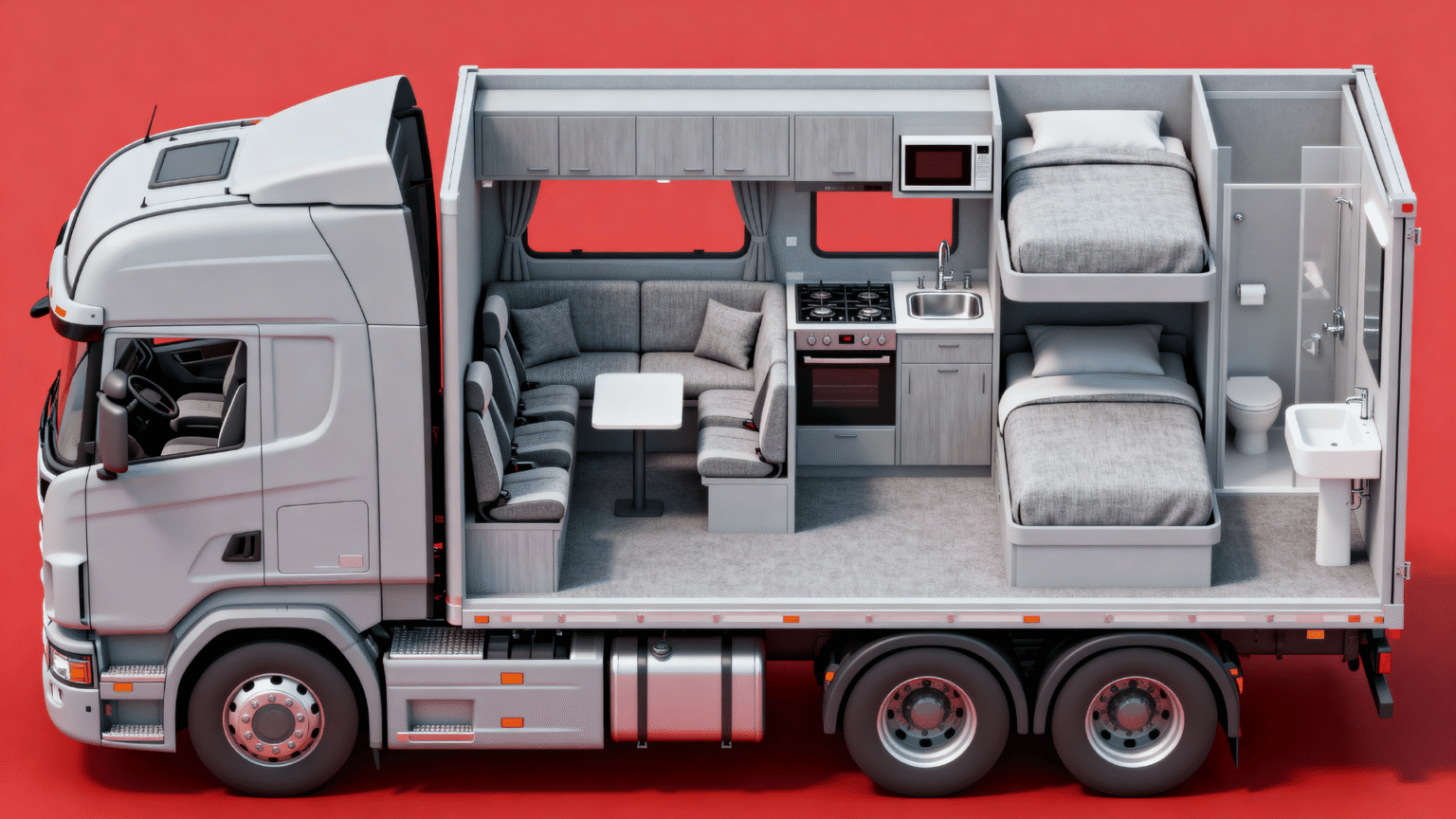 Why Choose a 2 Bedroom Super Sleeper Truck for Long Hauls?