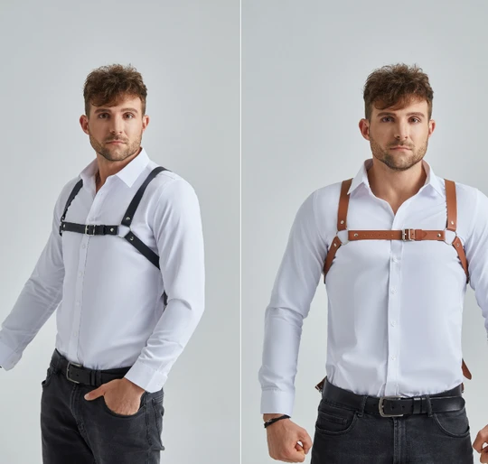 What Is a Men's Leather Harness and How Is It Used?