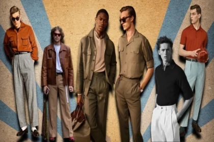 What Defining Features Characterized 1950s Men's Fashion?